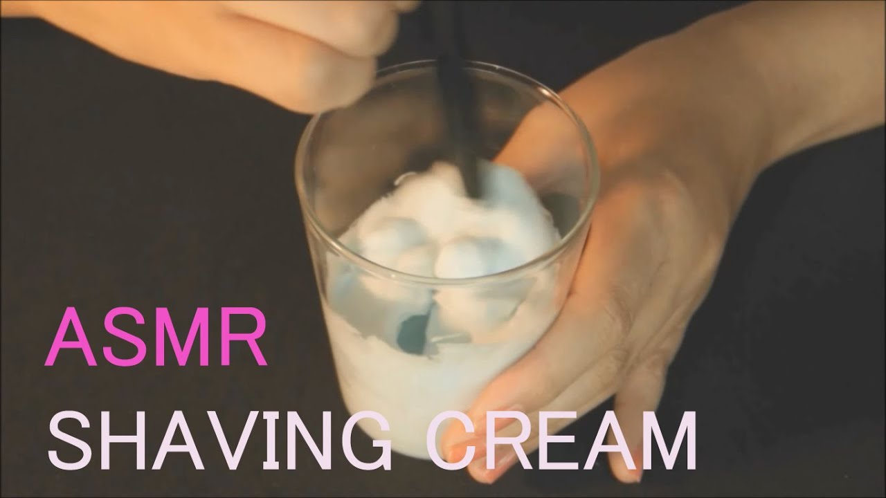 ASMR. Shaving Cream 면도크림+크림(Binaural) (No Talking)