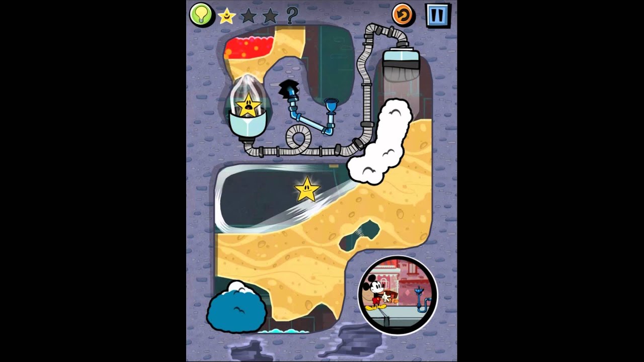 Where's My Mickey? level 5-7 Walkthrough - YouTube