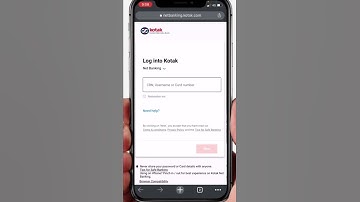 How to find crn number kotak Mahendra bank |amaninfo