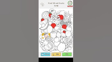 Tricky Mean   Brain puzzle Level 48  Find 10 red fruits #gameplay #walkthrough