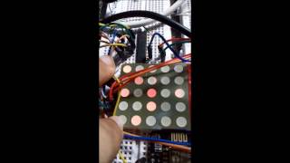 5x8 Dot Matrix Display BCD Clock with ESP8266
