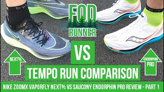 Nike ZOOMX VAPORFLY NEXT% vs Saucony 