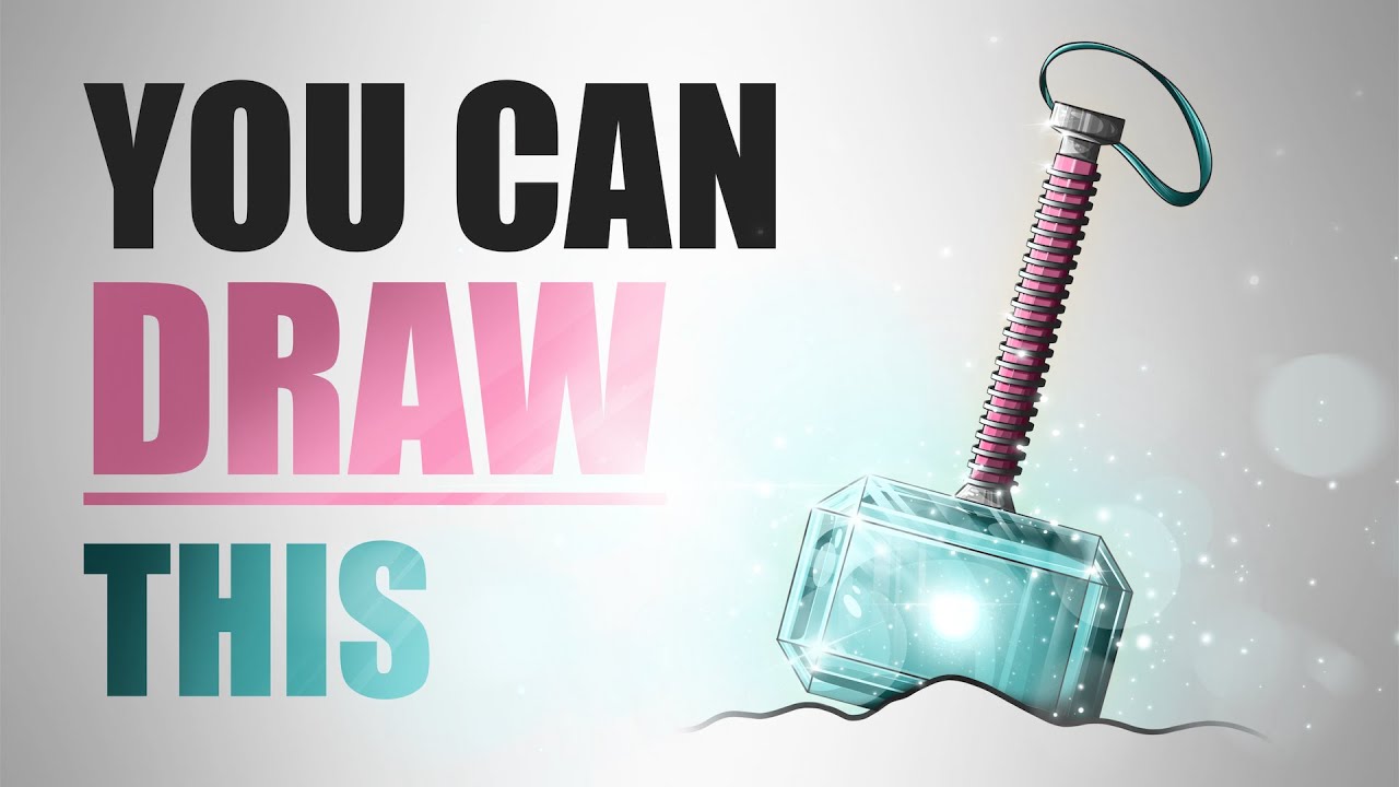 Draw Thor's Hammer with Procreate on the iPad | Procreate Tutorial + Color Palette