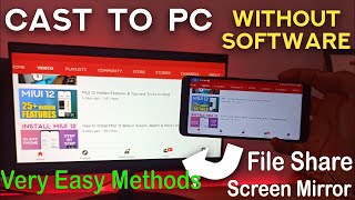Screen mirror Mobile to Laptop/PC Free 2023 ||Mrbhuwan @bhuwanpradeshvlog