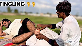 ASMR FULL BODY MASSAGE MEN RELAXATION | FOOT REFLEXOLOGY | LEG MASSAGE PAIN RELIEF | MASSAGE MALE