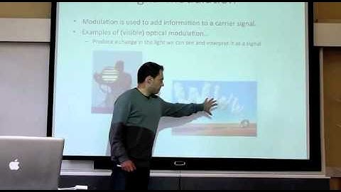 TCD optical networks video lectures: sources, modulations and receivers