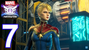 MARVEL Future Revolution - Gameplay Walkthrough Part 7 Captain Marvel (Android, iOS) 4K 60FPS