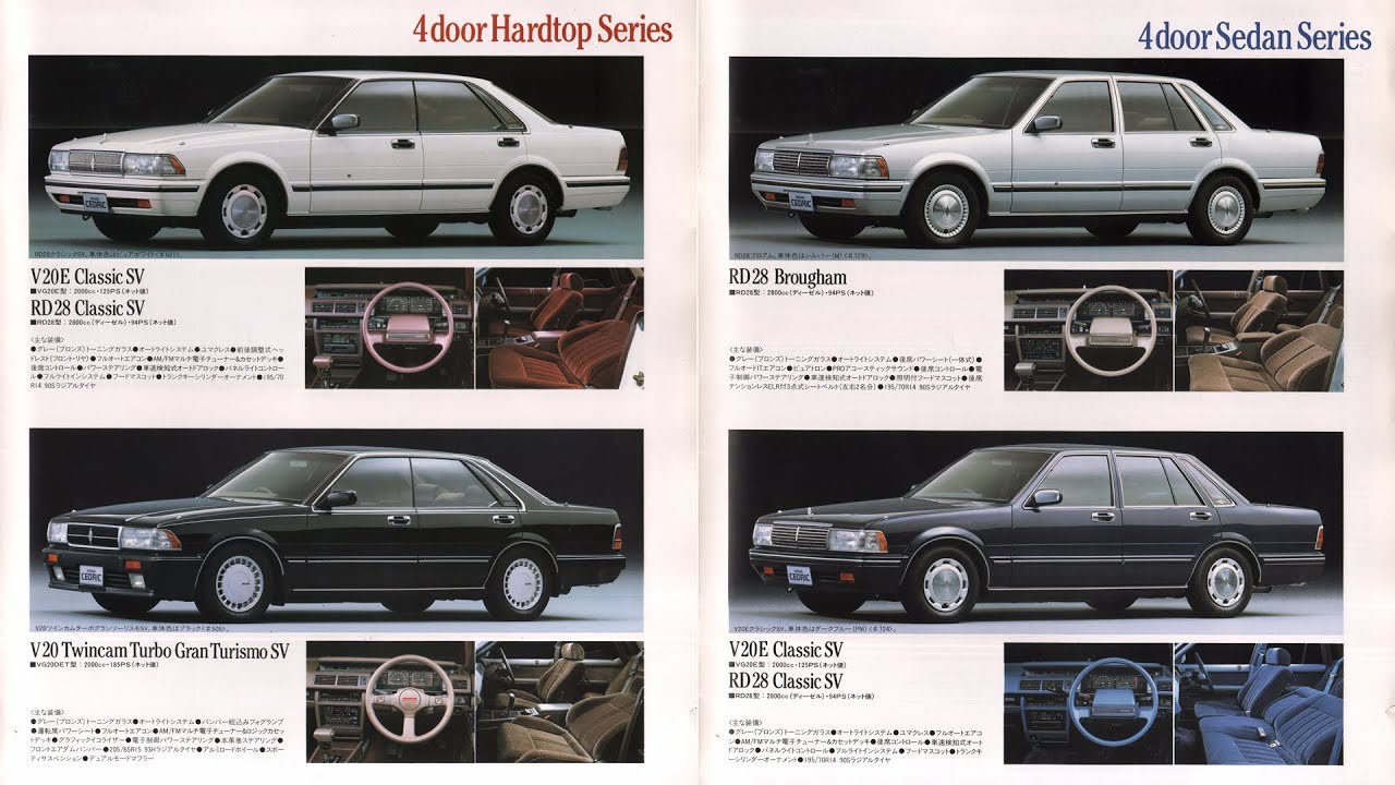 1987.6.＜7代目(7th)＞セドリック(CEDRIC)＜ハードトップ