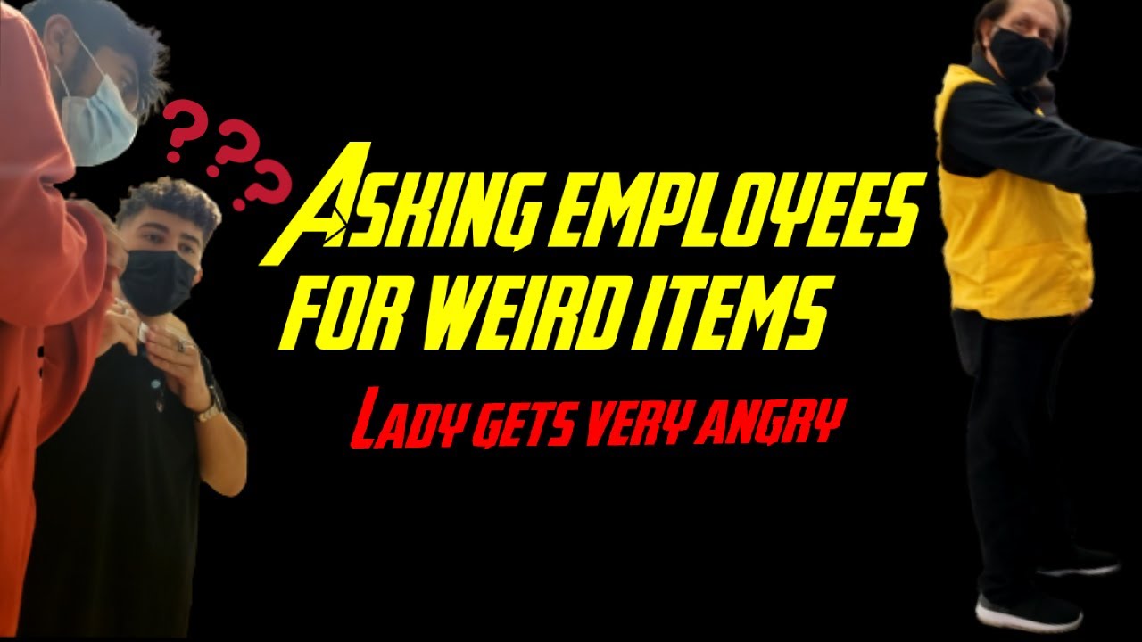 WALMART LADY ALMOST HITS 905Unver WITH LID (Asking employees for fake items prank!) ft.905Unver