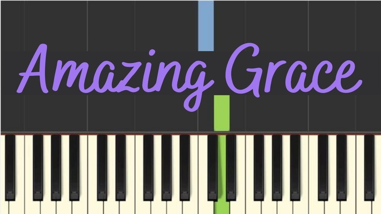 Easy Piano Tutorial: Amazing Grace with free sheet music - YouTube