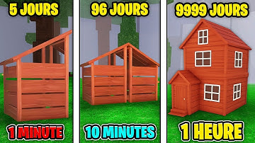 ⚡ BUILD A SECURE BASE IN 1 MINUTE, 10 MINUTES AND 1 HOUR IN 99 NIGHTS IN THE WORST FOREST! 💣