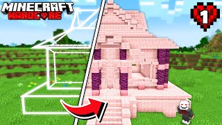 Tôi Xây CĂN NHÀ Lần Đầu Tiên trong Minecraft Hardcore