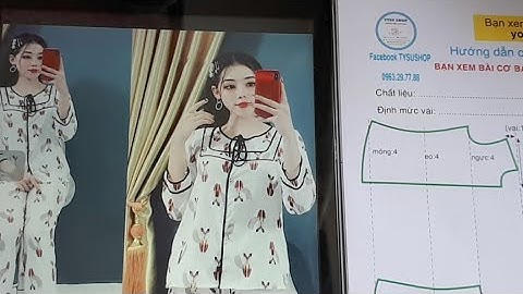 Cách Làm Rập Bộ Đồ Mặc Nhà Tay Dài Cắt May Thời Trang  #3417