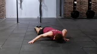 Kneeling Archer Push Up