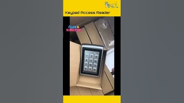 Keypad access reader #zkteco #accesscontrol #accesscontrolsystem #rfidreader #rfidreaders