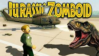 I Flew a HELICOPTER to Hunt DINOSAURS in Project Zomboid 3D?! screenshot 1