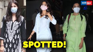 Rhea Chakraborty, Gauahar Khan & Janhvi Kapoor in their casual outfits