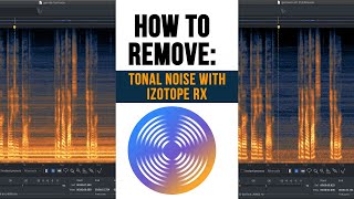 iZotope RX Tutorial - How to Remove Tonal Background Noise from Dialogue