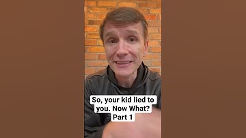 So, your kid lied to you. Now what? | Part 1 #kid #lies  #child #whattodo