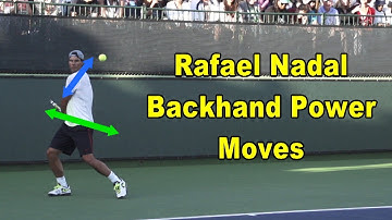 Rafael Nadal Backhand Power Moves