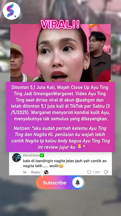 Lagi lagi Ayu Ting Ting dibandingkan Dengan Nagita Slavina #trending #ayutingting #viralvideo #fyp