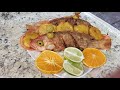 Pargo frito. !!Esto está riquísimo!!