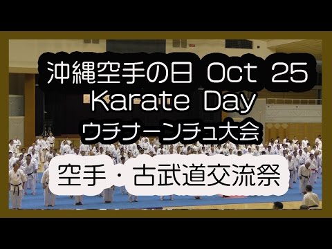 沖縄空手の日 Karate Day 2016 世界のウチナーンチュ大会 空手・古武道交流演舞祭 (沖縄県立武道館）No1