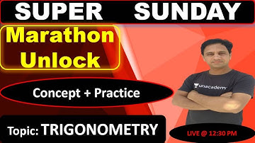 Maths Marathon ( TRIGONOMETRY )// Concept + Practice // By Mukesh Sir //@R.S SIR