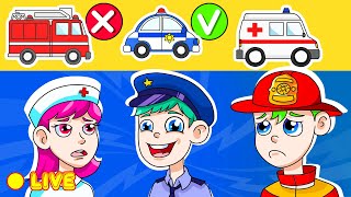 LIVE 🔴 Paramedic Song Funny Kids Songs   More Nursery Rhymes and | baby songs