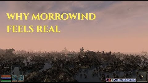 Morrowind - How the Game Gives Meaning to the Imaginary - An Analysis of Worldbuilding and Immersion