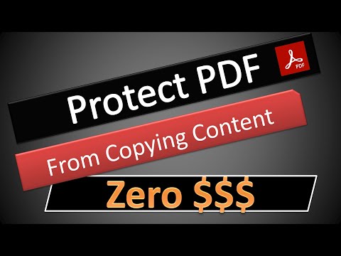 Video: How To Protect Text From Copying