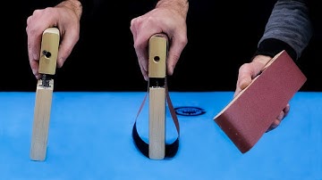 DIY Wooden Sanding Block - With Sandpaper Easy Change Function