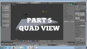 3 minutes blender tutorial for absolute beginner - PART 05  QUAD VIEW