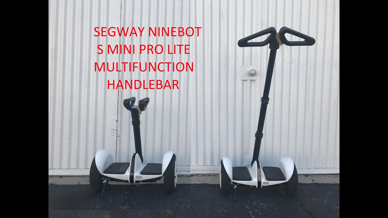 Abnehmbarer Lenker für Scooter mit Selbstausgleich Balance Hoverboard Ecisi Verstellbarer Lenker für Segway miniPRO miniLITE Ninebot S Roller mit Telefonhalterung