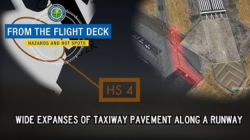 From the Flight Deck – Complex Airfield Geometry#4: Wide Expanses of Taxiway Pavement Along A Runway