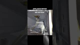 Samsung refrigerator icemaker replacement.  appliance repair Arlington tx dfw