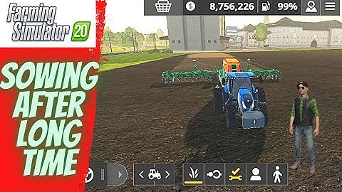 Sowing After Long Time in New Map of Farming Simulator 20 | Grass Sowing Technology in Fs 20 |
