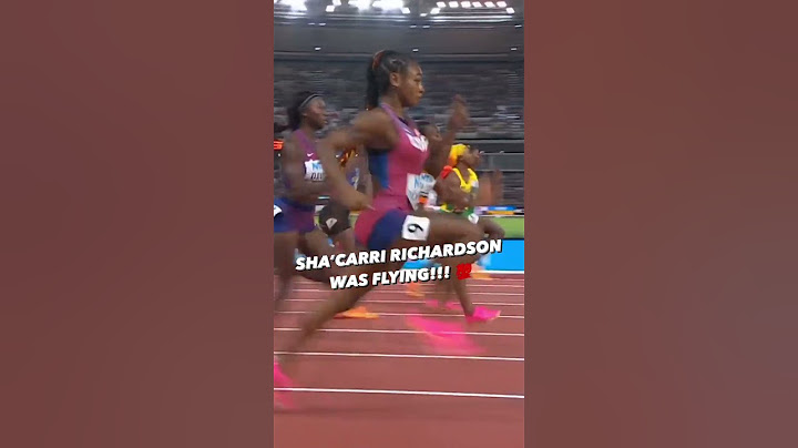 SHA'CARRI IS A WORLD CHAMPION! 🥇😲
