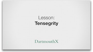 Tensegrity structures - tension and compression working together