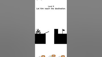 Draw 2 save 3 game play video motorcycle level 6 #subscribe #youtube shorts#views #viral shorts#$#