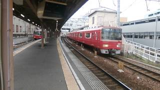 名鉄東岡崎駅急行岐阜行き出発