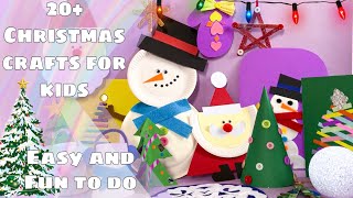 20  Easy and nice Christmas art and crafts ideas for kids