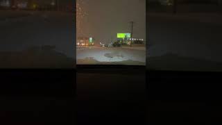 Driving In The Texas Winter Storm February 2021