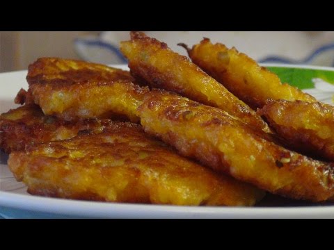 Обалденно вкусные оладьи из тыквы и яблок