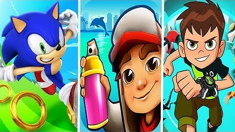 Sonic Dash vs Subway Surfers vs Ben 10 Up to Speed