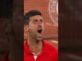 Pure passion from Novak Djokovic at Roland-Garros 😤🎾