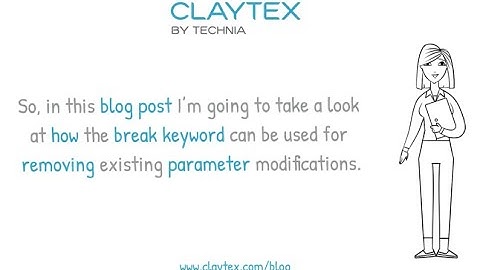 Removing Existing Parameter Modifications In Dymola - Claytex Tech Blog