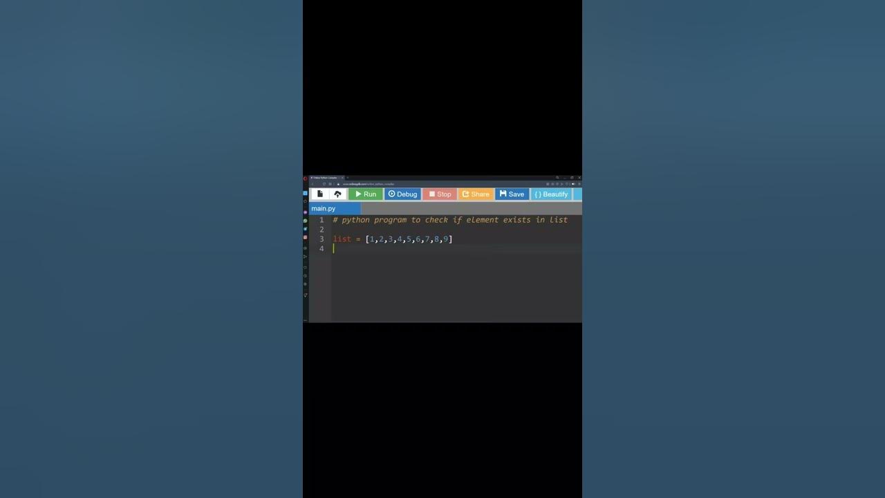 python program to check if element exists in list - YouTube Python Program To Check If Element Exists In List - Youtube