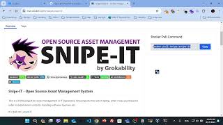 Snipe-IT Run on Docker  - Bonus Lesson Profile