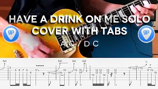 AC/DC - Have A Drink On Me Solo Cover WITH TABS